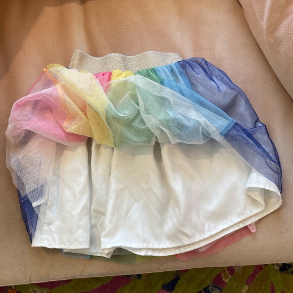 Hanna Andersson Tulle Rainbow Skirt Girls size 4 (100) - Picture 4 of 4
